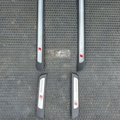 Listwa Listwy Progowe Ozdobne Drzwi S-Line Nakładki Komplet Przód Tyl AUDI A4 B8 Sedan Kombi