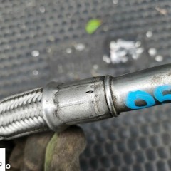 Rurka 06B145735A 06B121497B Przewod Oleju Smarowania Turbo Turbiny 1.8 T Audi A4 B6 B7 VW