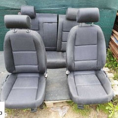 Fotele Fotel Kanapa Skladana Welur Czarny Soul Audi A4 B6 Sedan Kombi