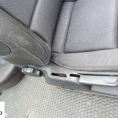 Fotele Fotel Kanapa Skladana Welur Czarny Soul Audi A4 B6 Sedan Kombi