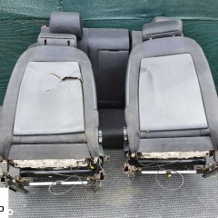 Fotele Fotel Kanapa Skladana Welur Czarny Soul Audi A4 B6 Sedan Kombi