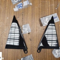 Oslona 8E5853273C 8E5853274C Oslony Trojkat Dekor Szyby Drzwi Tyl Tylne Audi A4 B6 B7 Sedan Kombi