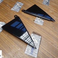 Oslona 8E5853273C 8E5853274C Oslony Trojkat Dekor Szyby Drzwi Tyl Tylne Audi A4 B6 B7 Sedan Kombi