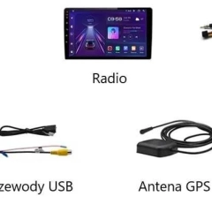 Radio 2din Android Qashqai J10 2GB Nawigacja, Bluetooth, DSP, Raty