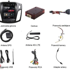 Radio 2 din android Focus 3 Tesla 4GB RAM Nawi,Bluetooth,DSP,Raty