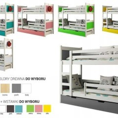 Łóżko Piętrowe 2 Osobowe Lena! Hit od Producenta!