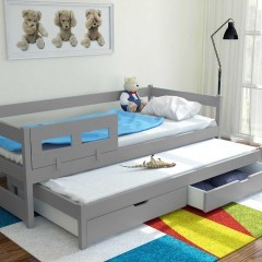 Sosnowe łóżko Tommy w różnych kolorach