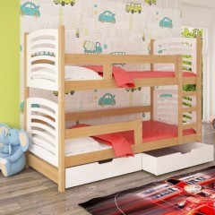 Nowość ! Łóżko Piętrowe Olek 2 osobowe Materace w zestawie !