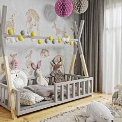 Łóżko dla dzieci Tipi z materacem w zestawie! Promocyjna cena!