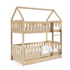 Łóżko ZUZIA - piętrowe dla dzieci - materace w cenie