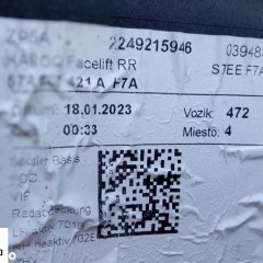 SKODA KAROQ LIFT 2017-2024 ZDERZAK TYLNY TYŁ ORYGINAŁ 57A807421