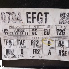 HYUNDAI IONIQ 6 2022- ZDERZAK TYL TYLNY 86611-KL000 ŁADNY KOLOR