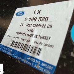 FORD TRANSIT CUSTOM BLOTNIK PRAWY TYL JK21 NOWY