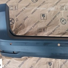 VW CADDY IV 4 ZDERZAK TYŁ CZARNY STRUKTURA 2K ZASLEPKA7 ORYGINAŁ 2020- 2K7807421 CZUJNIKI