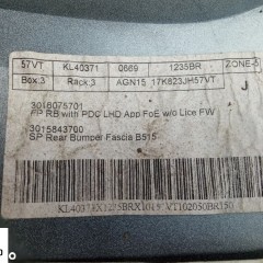 FORD ECOSPORT II ZDERZAK TYŁ NAROŻNIK LEWY CN15-17F783-AA BIAŁY ORYGINAŁ