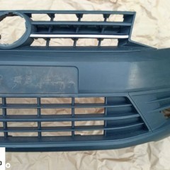 VW CADDY LIFT ZDERZAK PRZEDNI 2015> CZARNY ATRAPA 2K5 ORYGINAŁ