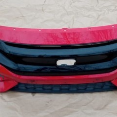 HONDA CIVIC X HB ZDERZAK PRZEDNI SPRYSKI KRATKA 2017> CZERWONY ŁADNY 71101-TGG