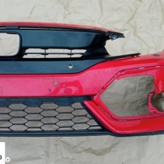 HONDA CIVIC X HB ZDERZAK PRZEDNI SPRYSKI KRATKA 2017> CZERWONY ŁADNY 71101-TGG