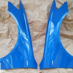 AUDI A6 C7 S-LINE BŁOTNIK LEWY 4G0 NIEBIESKI ORYG