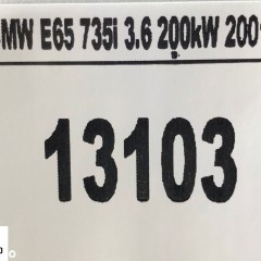 BMW 7 E65 SILNICZEK SZYBY PRAWY TYŁ TYLNY