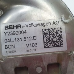 VW AUDI SEAT SKODA 2.0 TDI CHŁODNICA SPALIN EGR