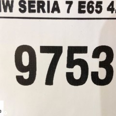 BMW 7 E65 BOCZEK BAGAŻNIKA PRAWY TYŁ 4,4i