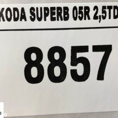 SKODA SUPERB I TUNEL ŚRODKOWY 3U1863241