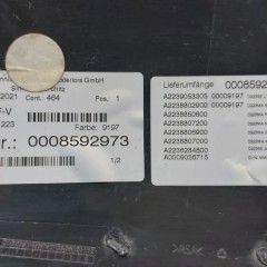 KRATKA ZDERZAKA GRILL PRZÓD LEWY MERCEDES MAYBACH W223 A2538858904