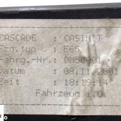 BMW 7 E65 745I STACYJKA KLUCZYK START STOP