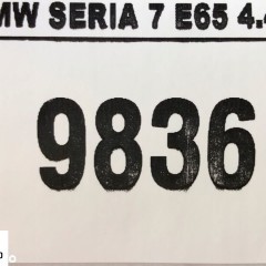 BMW 7 E65 SENSOR AIRBAG MODUŁ STEROWNIK 4.4I