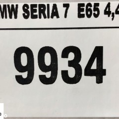 BMW 7 E65 BŁOTNIK PRAWY PRZÓD PRZEDNI CZARNY