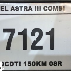 OPEL ASTRA H SKRZYNKA BEZPIECZNIKÓW 1.9 CDTI 2008