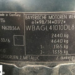 BMW E65 735i 3.6 BŁOTNIK PRAWY PRZÓD PRZEDNI