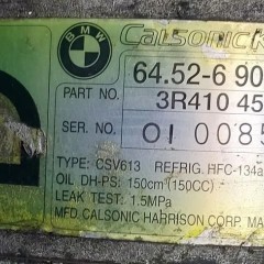 SPRĘŻARKA KOMPRESOR KLIMATYZACJI BMW E83 E46 2.0 D