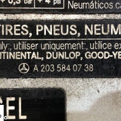 MERCEDES W203 KLAPKA WLEWU PALIWA DIESEL KOMBI