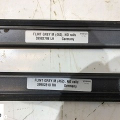 VOLVO V50 LISTWY DACHOWE SREBRNE KOMPLET 04-12