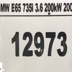 BMW 7 E65 KURTYNA POWIETRZNA AIRBAG PODUSZKA