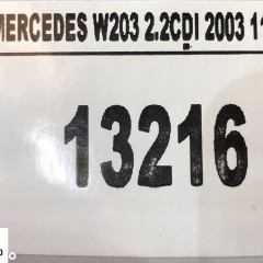 MERCEDES W203 BOCZEK BAGAŻNIKA PRAWY KOMBI