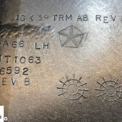 GRAND CHEROKEE WK2 RAMKA DRZWI WEWNĘTRZNA LT