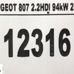 PHEDRA 807 C8 RURA PRZEWÓD WĄŻ WODY CIECZY 2.2HDI