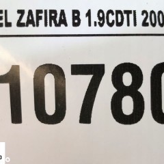 OPEL ZAFIRA B II DESKA ROZDZIELCZA PO WYSTRZALE