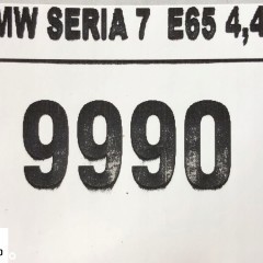 BMW 7 E65 BOCZEK DRZWI PRAWY TYŁ TYLNY BEŻOWY 4.4I