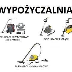 Odkurzacz Piorący Karcher Przemysłowy Parownica Wynajem Wypożyczalnia