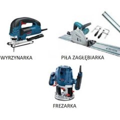 Piła tarczowa zagłębiarka Makita wyrzynarka frezarka wypożyczalnia