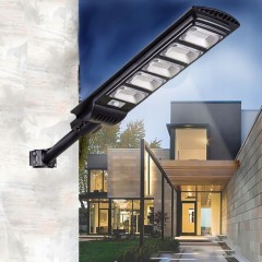 Lampa Solarna Uliczna VÖGLER LED 1800W  z Czujnikiem Ruchu+zmierzchu