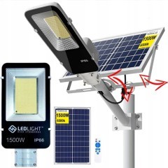 Lampa solarna uliczna Led Light High Standart  1500W , latarnia