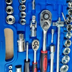 Zestaw kluczy 108/ 94 el. Stal Węglowa VÖGLER TOOLS,  walizka