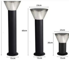 Lampa ogrodowa solarna, sensor, słupek solarny ogrodowy 60 cm VÖGLER