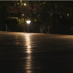 Lampa ogrodowa solarna, sensor, słupek solarny ogrodowy 60 cm VÖGLER