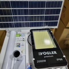 Lampa Solarna Uliczna VÖGLER GmBh wersja PREMIUM 2000 W, latarnia
